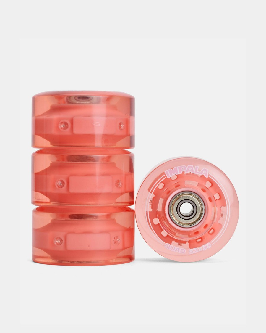 Accessories Impala Skate Roller Skate Wheels | Impala Light Up Roller Skate Wheels (4-Pack) - Pink