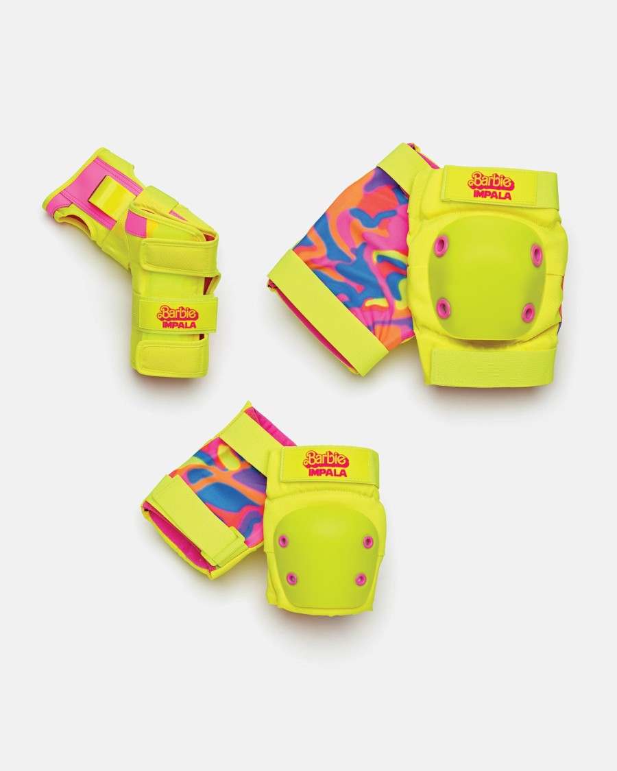 Protective Impala Skate | Impala Kid'S Protective Pack - Barbie Bright Yellow