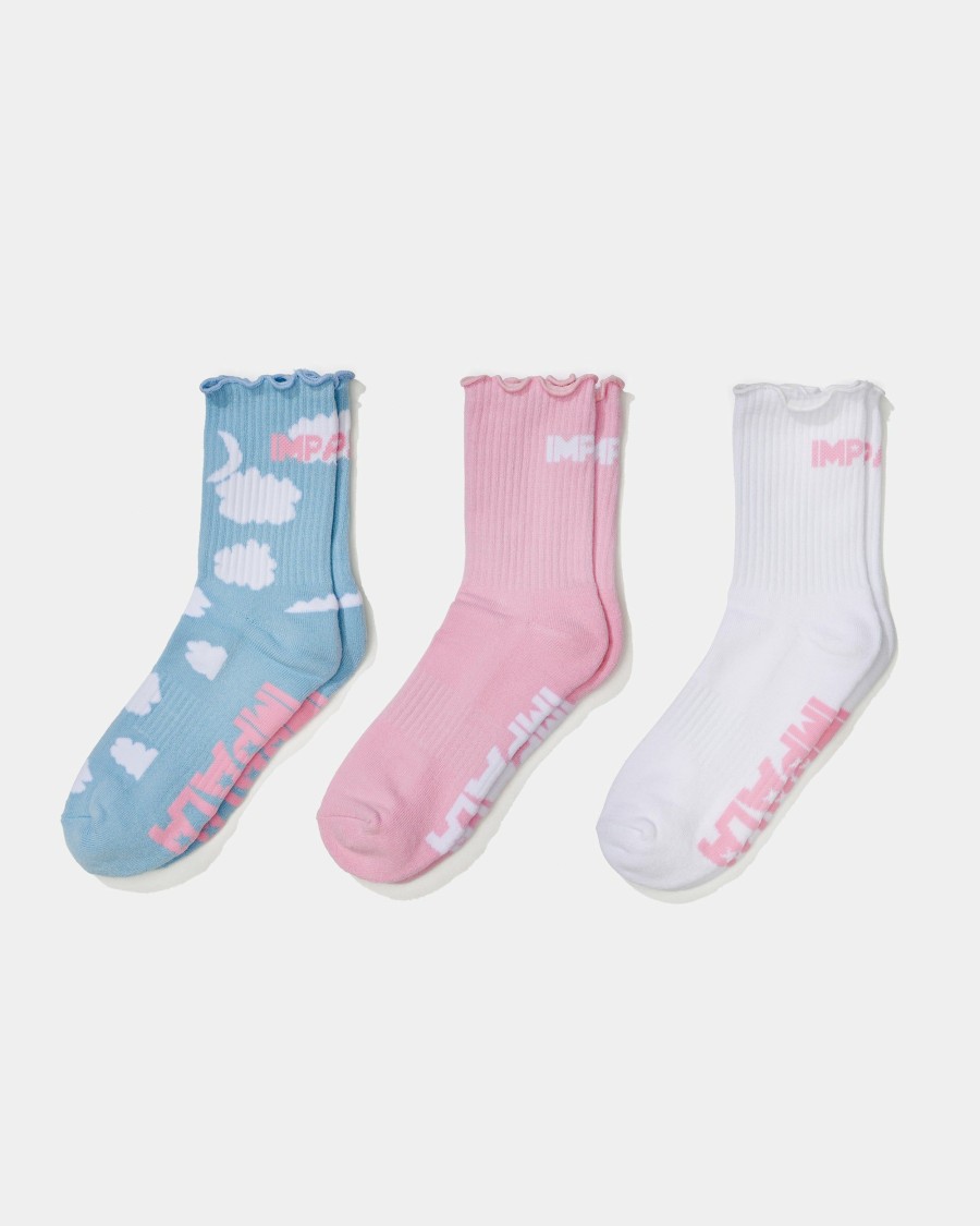 Accessories Impala Skate Socks | Impala Everyday Frill Sock 3Pk