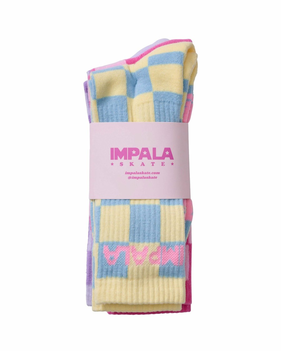 Accessories Impala Skate Socks | Impala Skate Sock 3Pk - Checkered