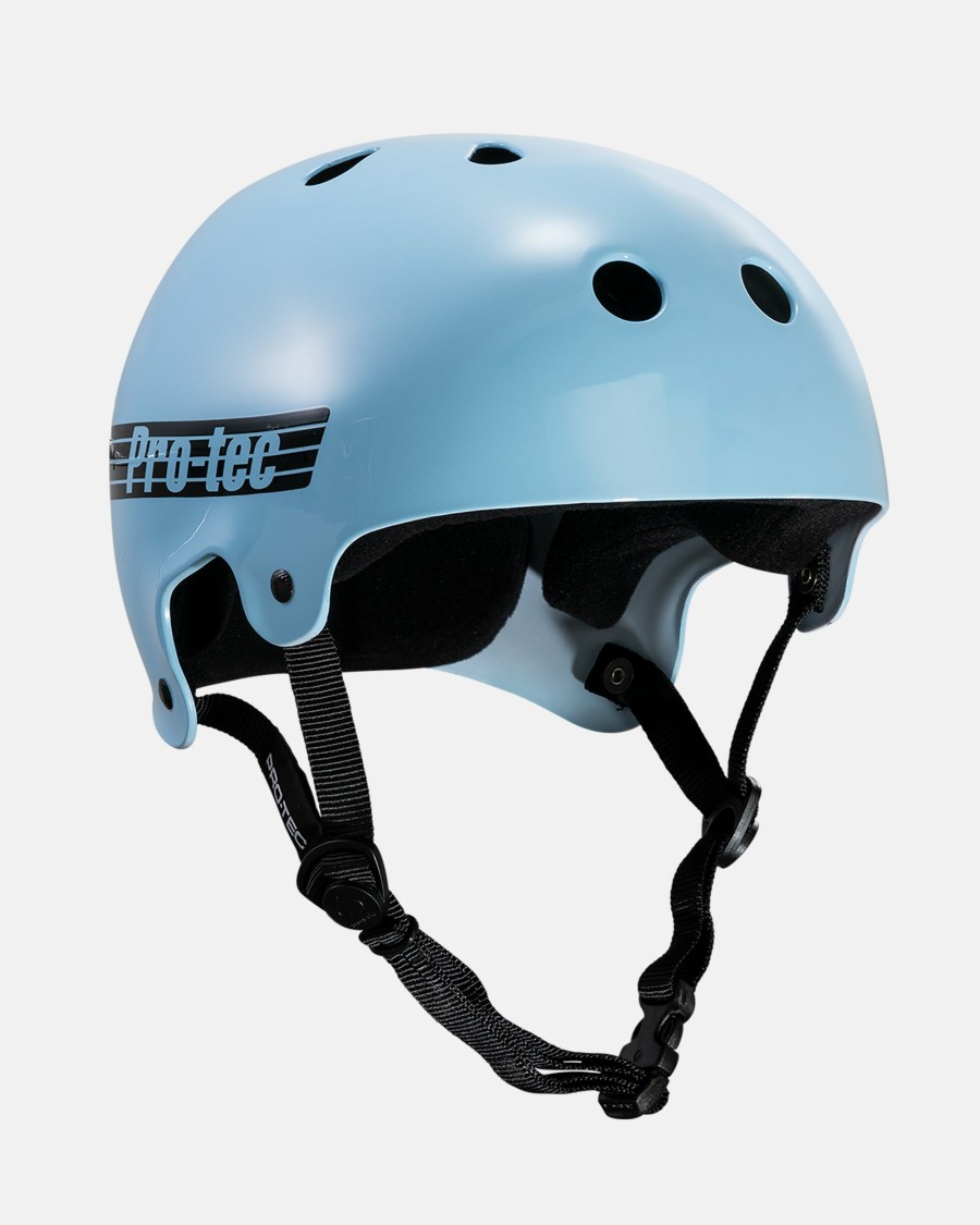 Protective Impala Skate | Protec Old School Skate Helmet - Gloss Baby Blue