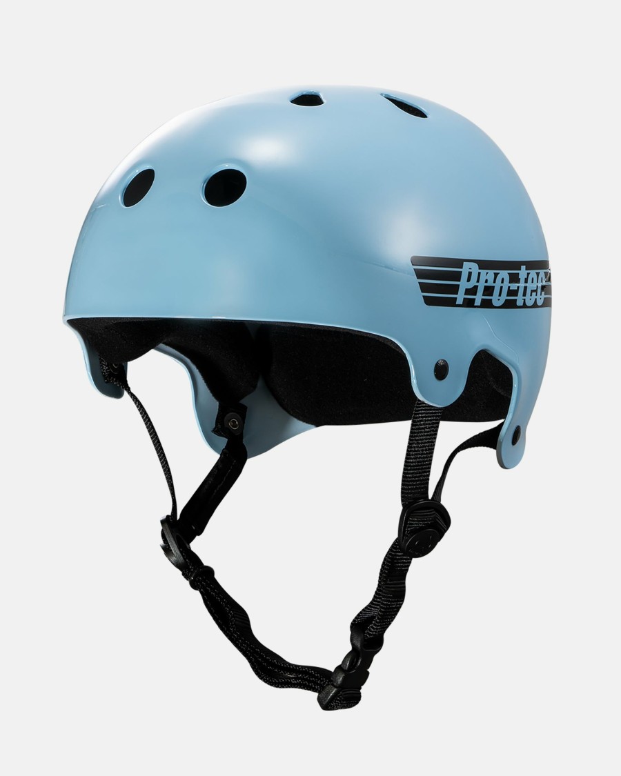 Protective Impala Skate | Protec Old School Skate Helmet - Gloss Baby Blue